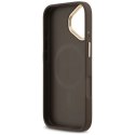 Etui Guess 4G Strass Logo MagSafe na iPhone 17 - brązowe Guess