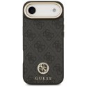 Etui Guess 4G Strass Logo MagSafe na iPhone Air - czarne Guess
