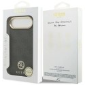 Etui Guess 4G Strass Logo MagSafe na iPhone Air - czarne Guess