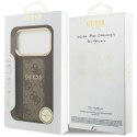 Etui Guess 4G Stripe MagSafe na iPhone 17 Pro - brązowe Guess