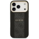 Etui Guess 4G Stripe MagSafe na iPhone 17 Pro - czarne Guess