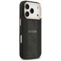 Etui Guess 4G Stripe MagSafe na iPhone 17 Pro - czarne Guess