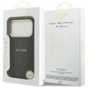 Etui Guess 4G Stripe MagSafe na iPhone 17 Pro - czarne Guess