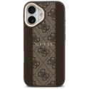 Etui Guess 4G Stripe MagSafe na iPhone 17 - brązowe Guess