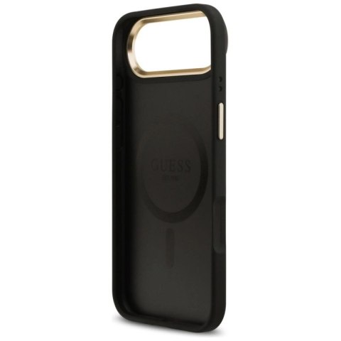 Etui Guess 4G Stripe MagSafe na iPhone Air - czarne Guess