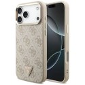 Etui Guess 4G Triangle Logo MagSafe na iPhone 17 Pro Max - różowo-złote Guess