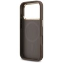 Etui Guess 4G Triangle Logo MagSafe na iPhone 17 Pro - brązowo-złote Hikvision