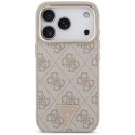 Etui Guess 4G Triangle Logo MagSafe na iPhone 17 Pro - różowo-złote Guess
