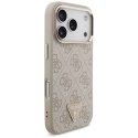 Etui Guess 4G Triangle Logo MagSafe na iPhone 17 Pro - różowo-złote Guess