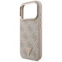 Etui Guess 4G Triangle Logo MagSafe na iPhone 17 Pro - różowo-złote Guess