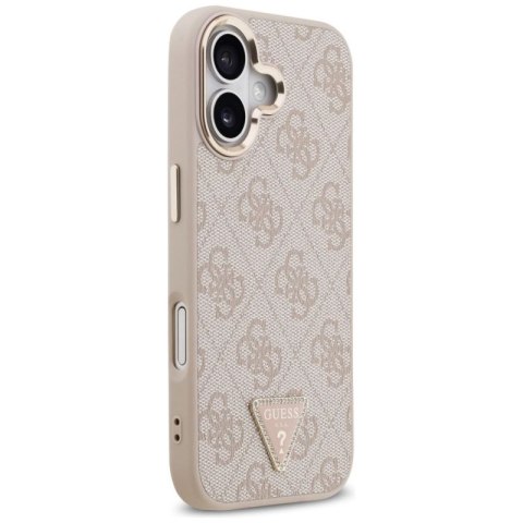 Etui Guess 4G Triangle Logo MagSafe na iPhone 17 - różowo-złote Guess
