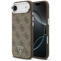 Etui Guess 4G Triangle Logo MagSafe na iPhone Air - brązowe Guess
