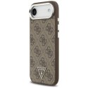 Etui Guess 4G Triangle Logo MagSafe na iPhone Air - brązowe Guess