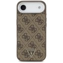 Etui Guess 4G Triangle Logo MagSafe na iPhone Air - brązowe Guess