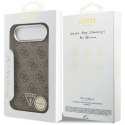 Etui Guess 4G Triangle Logo MagSafe na iPhone Air - brązowe Guess