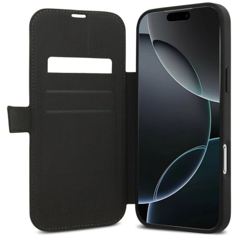Etui Guess Book 4G Metal Logo na iPhone 17 Pro Max - brązowe Guess