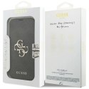 Etui Guess Book 4G Metal Logo na iPhone 17 Pro - czarne Guess