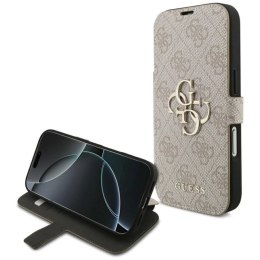 Etui Guess Book 4G Metal Logo na iPhone 17 Pro - różowe Hikvision