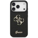 Etui Guess Fixed Glitter Big 4G na iPhone 17 Pro - czarne Guess