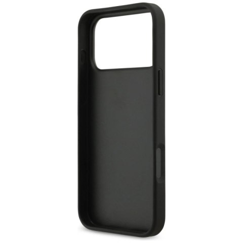 Etui Guess Grained Big 4G & Classic Logo na iPhone 17 Pro Max - czarne Guess