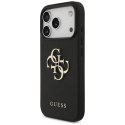 Etui Guess Grained Big 4G & Classic Logo na iPhone 17 Pro - czarne Guess