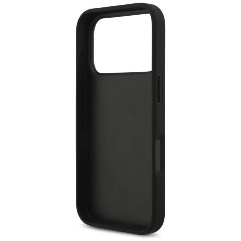 Etui Guess Grained Big 4G & Classic Logo na iPhone 17 Pro - czarne Guess
