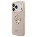 Etui Guess Grained Big 4G & Classic Logo na iPhone 17 Pro - różowe Guess