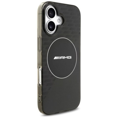 Etui AMG nauble Layer Transparent Smocked MagSafe na iPhone 17 - czarne Mercedes