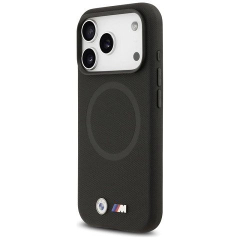 Etui BMW M FW Metal Logo MagSafe na iPhone 17 Pro Max - czarne BMW
