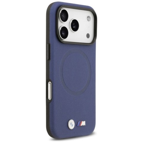 Etui BMW M FW Metal Logo MagSafe na iPhone 17 Pro Max - granatowe BMW