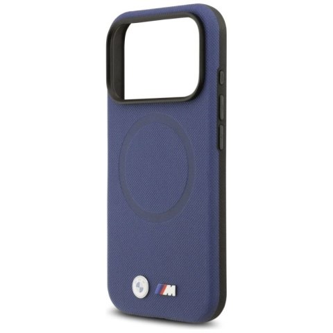Etui BMW M FW Metal Logo MagSafe na iPhone 17 Pro Max - granatowe BMW