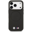 Etui BMW M FW Metal Logo MagSafe na iPhone 17 Pro - czarne BMW