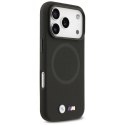 Etui BMW M FW Metal Logo MagSafe na iPhone 17 Pro - czarne BMW