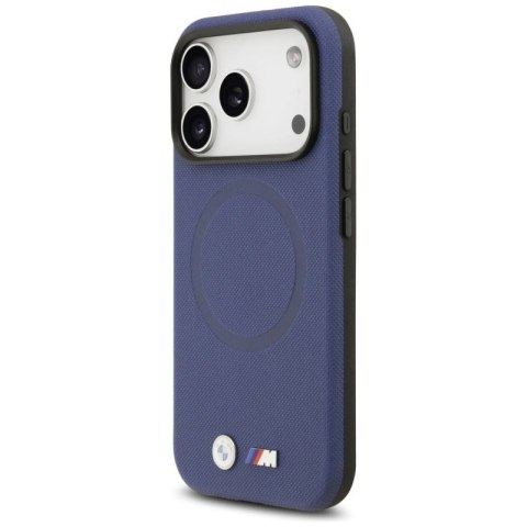 Etui BMW M FW Metal Logo MagSafe na iPhone 17 Pro - granatowe BMW