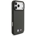Etui BMW M Kevlar Matt MagSafe na iPhone 17 Pro Max - czarne BMW