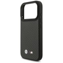 Etui BMW M Kevlar Matt MagSafe na iPhone 17 Pro - czarne BMW