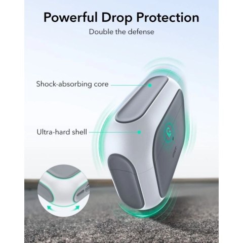 Etui ESR Orbit HaloLock MagSafe na AirPods Pro 3 - białe ESR