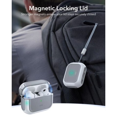 Etui ESR Orbit HaloLock MagSafe na AirPods Pro 3 - białe ESR