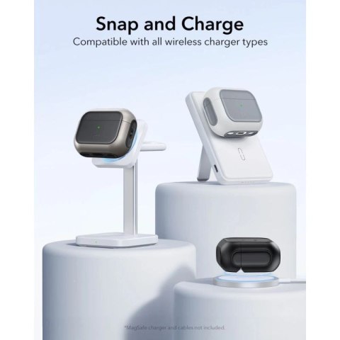 Etui ESR Orbit HaloLock MagSafe na AirPods Pro 3 - szaro-czarne ESR