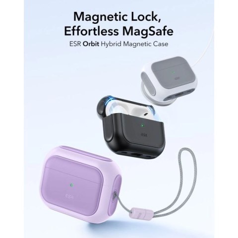 Etui ESR Orbit Halolock MagSafe na AirPods Pro - fioletowe ESR