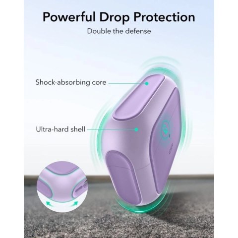 Etui ESR Orbit Halolock MagSafe na AirPods Pro - fioletowe ESR