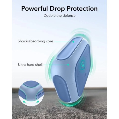 Etui ESR Orbit Halolock MagSafe na AirPods Pro - niebieskie ESR