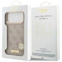 Etui Guess 4G Logo Plate MagSafe na iPhone 17 Pro Max - różowe Guess
