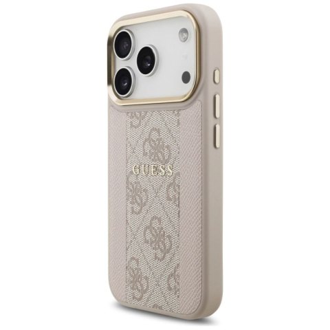 Etui Guess 4G Stripe MagSafe na iPhone 17 Pro - różowe Guess