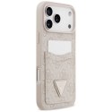 Etui Guess 4G nauble Card Triangle na iPhone 17 Pro Max - różowe Guess