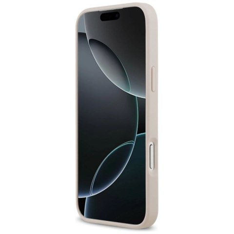 Etui Guess 4G nauble Card Triangle na iPhone 17 Pro Max - różowe Guess