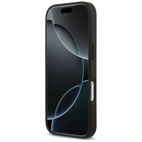 Etui Guess 4G nauble Card Triangle na iPhone 17 Pro - czarne Guess