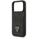 Etui Guess 4G nauble Card Triangle na iPhone 17 Pro - czarne Guess