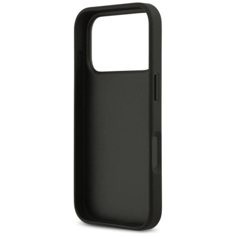 Etui Guess 4G nauble Card Triangle na iPhone 17 Pro - czarne Guess