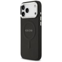 Etui Guess Classic Logo MagSafe na iPhone 17 Pro Max - czarne Guess